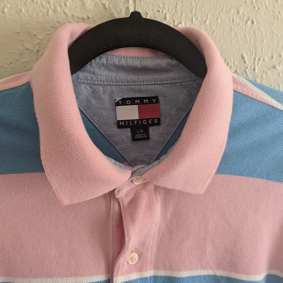 Tommy Hilger Rugby Stripe Polo Shirt - Picture 4 of 6